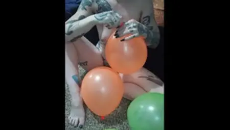 Latex Balloon Play