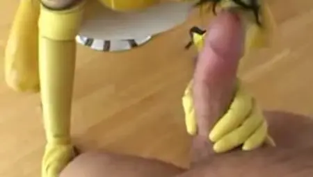 Latex Angel Angelica Butt Fucked In Yellow Latex