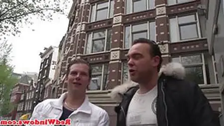 Real Amsterdam Hooker Cock Slaps Tourist