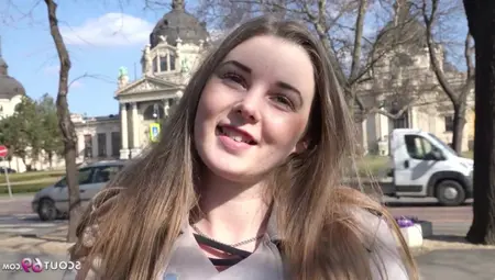 GERMAN SCOUT - BIG-BONED NATURAL SCHOOLGIRL LUCIE TALK TO SHAG AT REAL PICKUP STREET CASTING - Reality