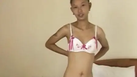 Big Cocked White Stud Bangs Thai Girl With Tiny Titts And Skinny Body Who Loves This Clients Dick