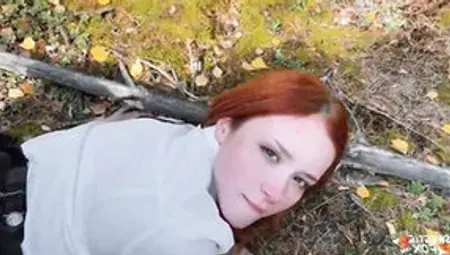 Red Head School Girl Blown And Boned With Classmate To Keep Warm