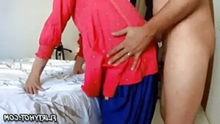 Real Homemade Indian Maid Fucks With Young Boy