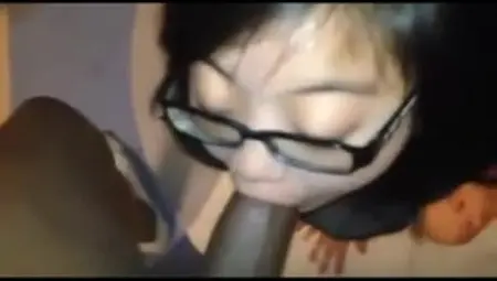 Nerdy Small Chinese Teen Swallows Rock Solid Boner With Pleasure