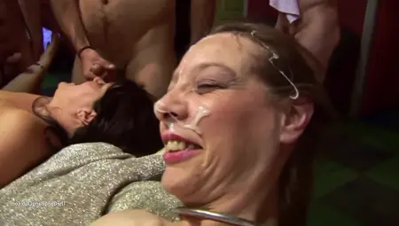 Thin & Obese Mature Sluts Gangbang