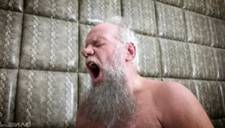 Bearded Old Man Roughly Fucks Teenager After Taking The Blue Pill
