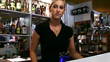 Barmaid Lenka Paid For Hardcore Fucking