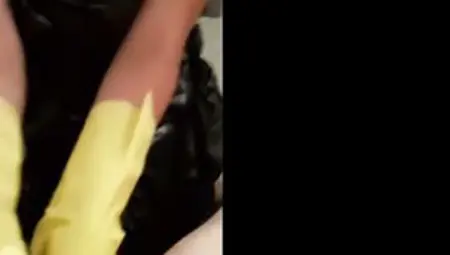 Banging My Sex Serf Wife With Plastic Suit And Rubber Gloves