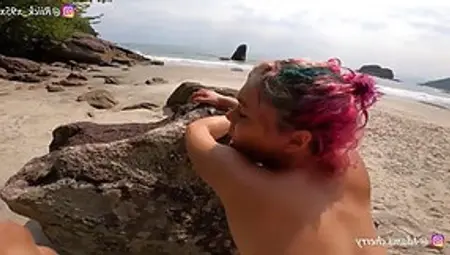 Exotic Babe Is Sucking Dick On The Beach And Getting Fucked Harder Than Ever Before