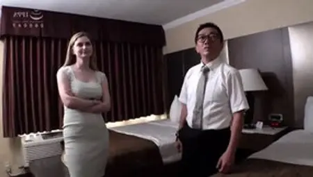 Angelic Blonde Is In The Hands Of A Horny Asian Man
