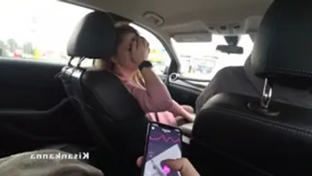 She Got An Orgasm In A Taxi, And Then She Got A Dick
