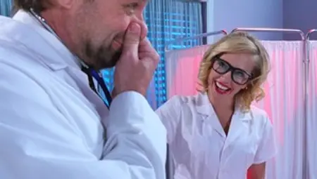 Doctor Adventures - European Kagney Linn Karter getting facial