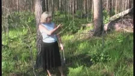 Soldier Finds An Old Lady In The Woods And Fucks Her