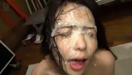 Petite Japanese Slut Getting Fucked Rough And Covered In Cum