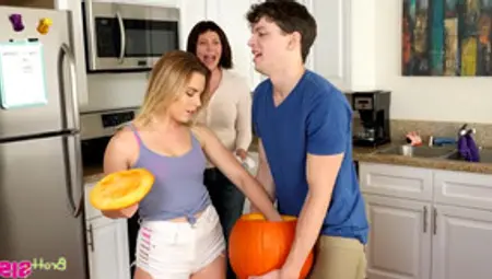 Pumpkin Fuckin' Leads To Sex With Hot Babe!