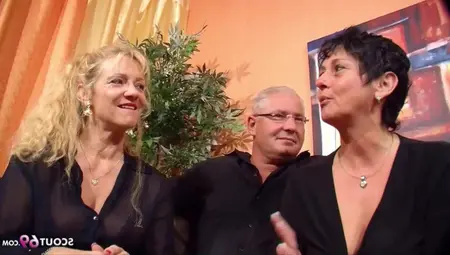 Real German Older Swinger Party With Four Lovers Change Ex-Wife