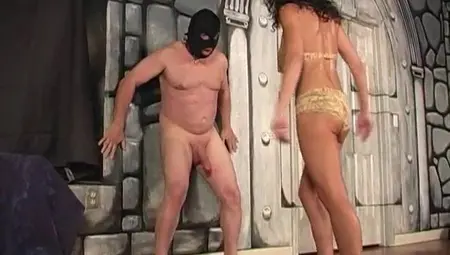 Ruthless Ballbusting Into The Dungeon