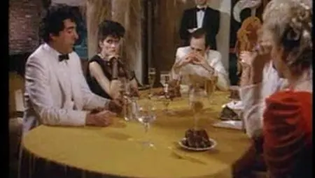 Retro Porn Dinner Party And Group Fuck Scene