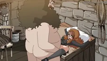Fat Man Destroys 18 Year Old Cunt (Hagrid And Hermione)