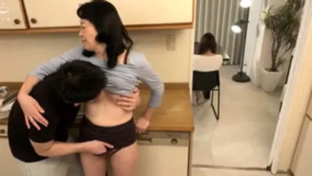 Mature Asian Wife Having Sex With Her Daughter's Boyfriend