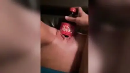 Bottle Stretching My Cunt