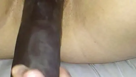 Wife Playing With A 14 Inch Dildo After Her Huge Orgasm.