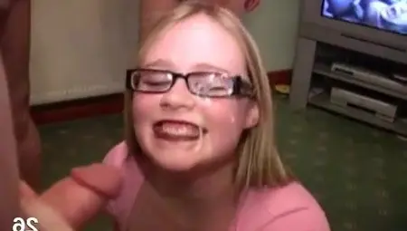 Honey Gets 52 Cumshots In Her Face