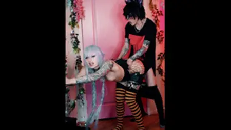 GOTH WITCH GETS ROUGH FUCKED (ALTERNATIVE COUPLE)