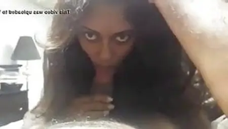 Indian Girlfriend Sucking My Cock