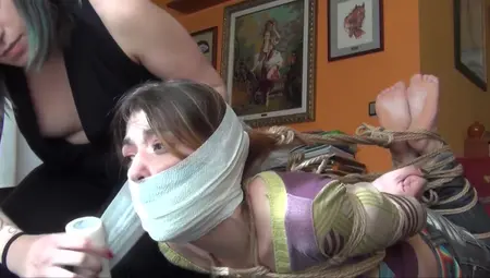 Tight Lezdom Hogtie