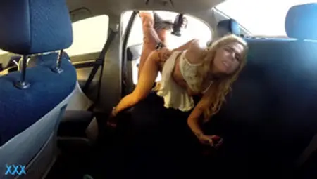 Teen Flirt Hops In The Car For Road Head And Hot Sex