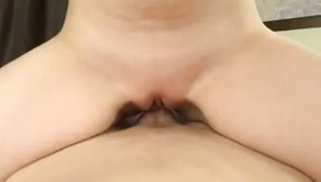 POV Close Up Cameltoe Vagina Sliding Teasing Wang And Make Biggest Jizz Flow As Cowgirl