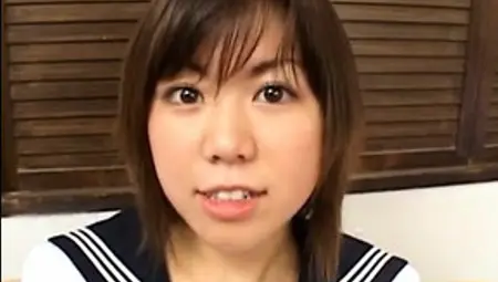 Ai Kazumi In School Uniform Sucks Cock And Gets Banana In