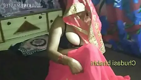 Hot Indian Mature Bhabhi First Night Fucking In Red Saree