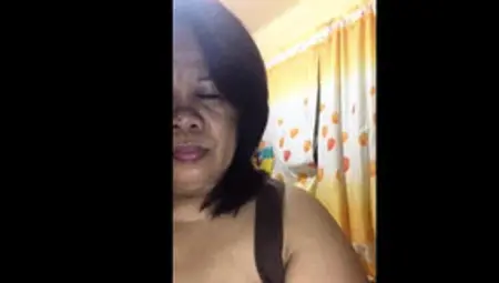 Filipino Granny Showing Her Delites On Cam