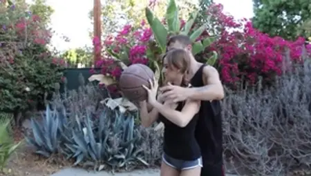 Ariel Lee Is Banged After A Basketball Game