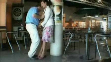 French MILF Public Sex At The Airport