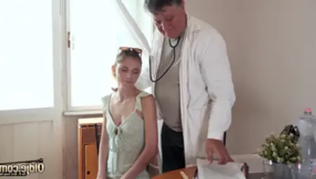Old Doctor Fucks His Teen Patient