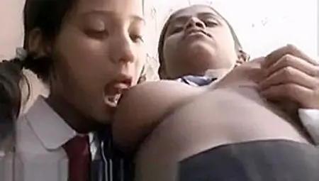 Indian School Girls Filmed By Teacher In Lesbian Sex