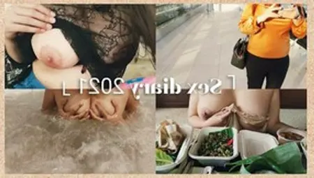 Sex Vlog, Thailand Mountain, Masturbation & Sex In Bathroom With Beautiful Big Boobs Girl