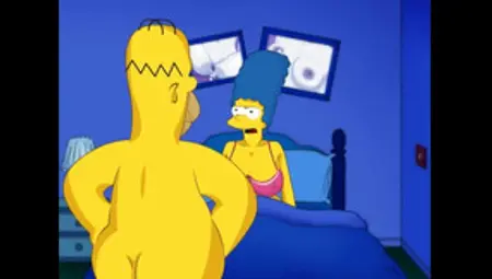 Marge Big Tits And Homer Simpson Big Dick. Cartoon Video