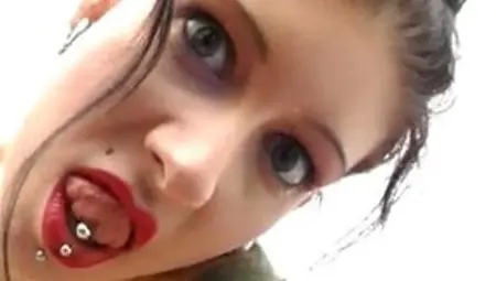 Punk German Brunette Gets Her Heavily Pierced Pussy Fucked