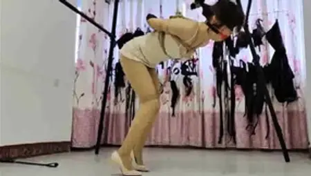 Sexy Slender Oriental Babe Introduced To Extreme Bondage