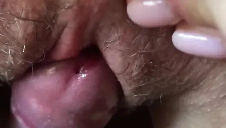 YES! YES! YES! Grope My Clitoris With Your Penis! Snatch Covered Into Cum. Close Up Vagina Orgasm.