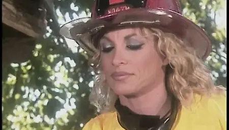 Blonde Firefighters With Big Tits Get Fucked By An Old Hippy
