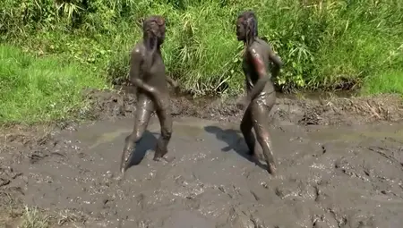 Two Girls Jane In Mud
