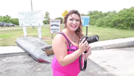 Fat Ass BBW Kandi Shoots For Big Cock - Reality Public Sex With Monster Tits
