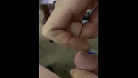 Friend Sticks Her Finger In My Dickhole