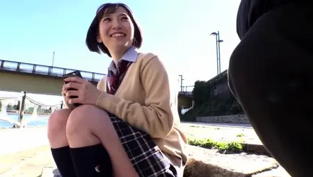 Petite Japanese Teen In Black Maid Uniform Creampied In Bed