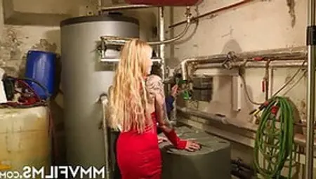 European Babe Gets Ass Fucked By Nasty Plumber